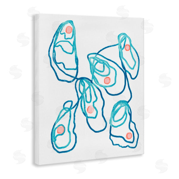 Stupell Industries Lil' Rue | Minimalist Oyster Outline