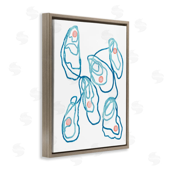 Stupell Industries Lil' Rue | Minimalist Oyster Outline