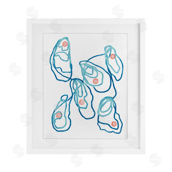 stupell industries Lil' Rue | Minimalist Oyster Outline