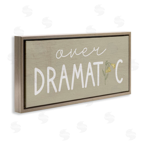 Stupell Industries Lil' Rue | Over Dramatic With Floral