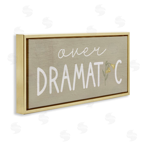 Stupell Industries Lil' Rue | Over Dramatic With Floral