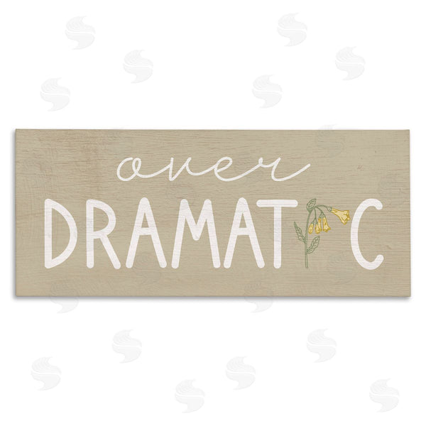 stupell industries Lil' Rue | Over Dramatic with Floral