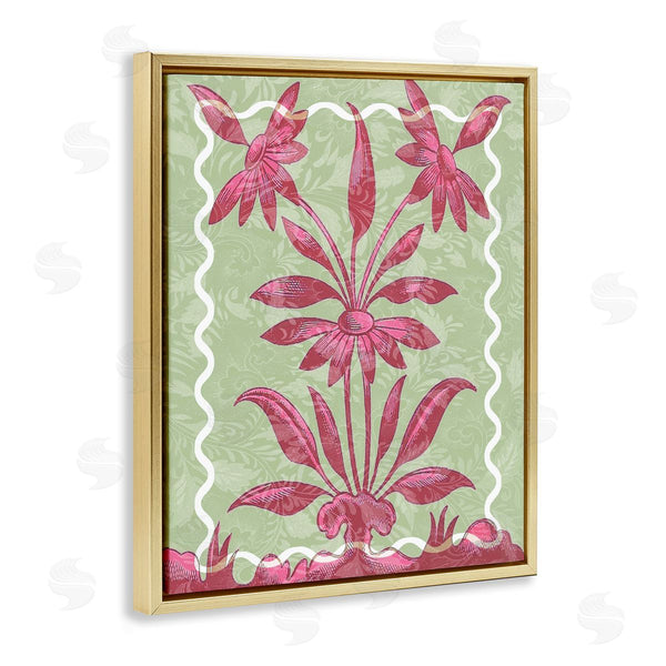 Stupell Industries Lil' Rue | Pink Symmetrical Daisies