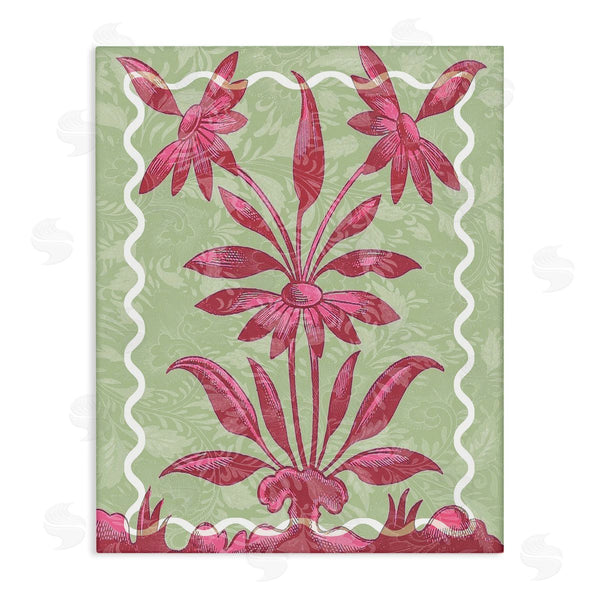 stupell industries Lil' Rue | Pink Symmetrical Daisies