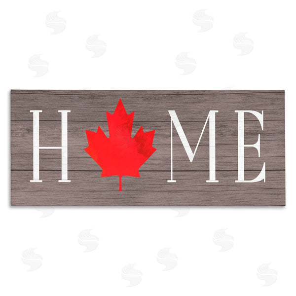 stupell industries Lil' Rue | Rustic Home with Maple Leaf