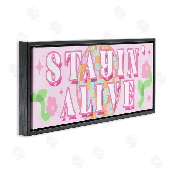 Stupell Industries Lil' Rue | Stayin' Alive Retro Disco