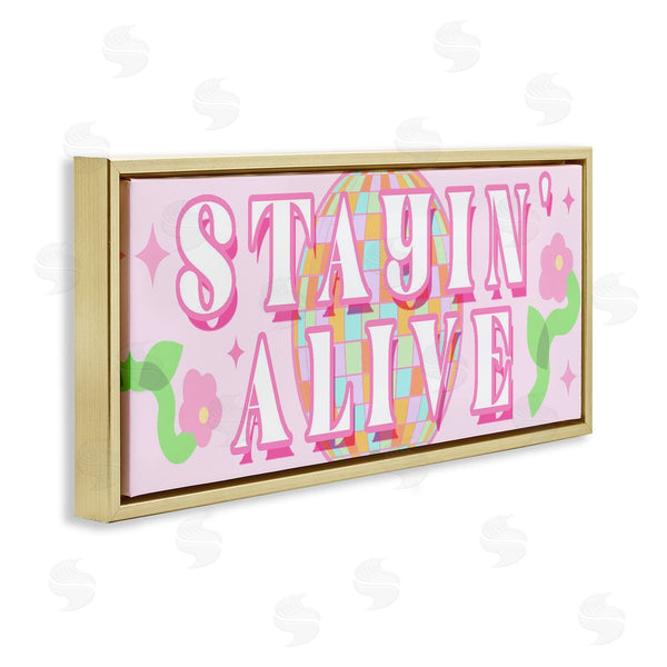 Stupell Industries Lil' Rue | Stayin' Alive Retro Disco