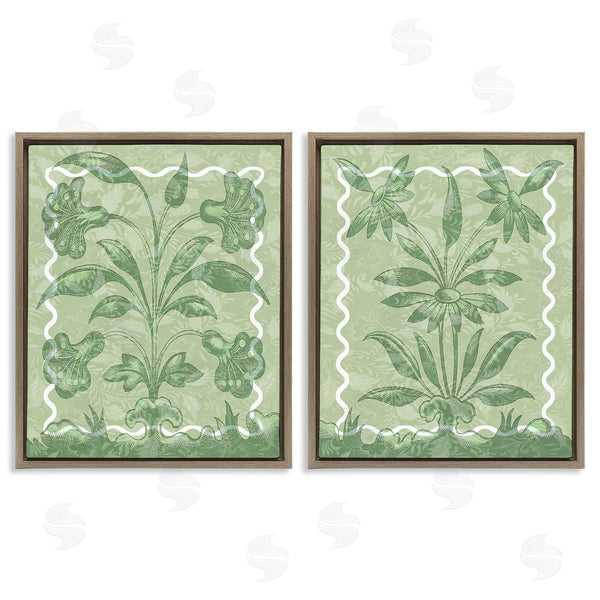 Stupell Industries Lil' Rue | Symmetrical Leafy Botanicals