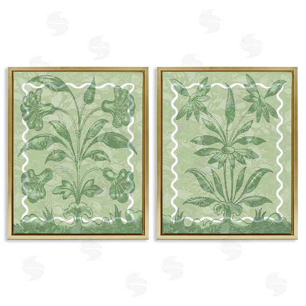 Stupell Industries Lil' Rue | Symmetrical Leafy Botanicals
