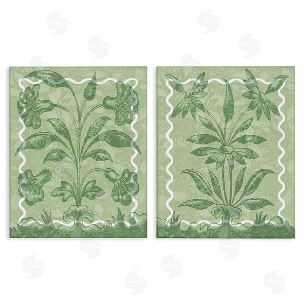 stupell industries Lil' Rue | Symmetrical Leafy Botanicals