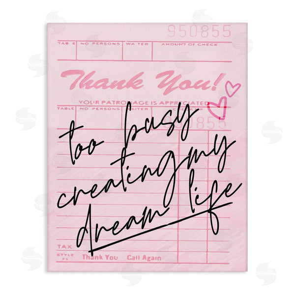 stupell industries Lil' Rue | Too Busy Creating Dream Life