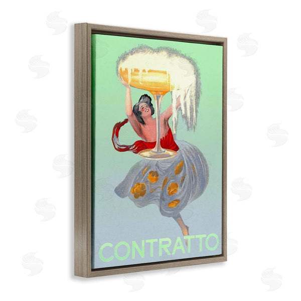 Stupell Industries Lil' Rue | Vintage Contratto Poster