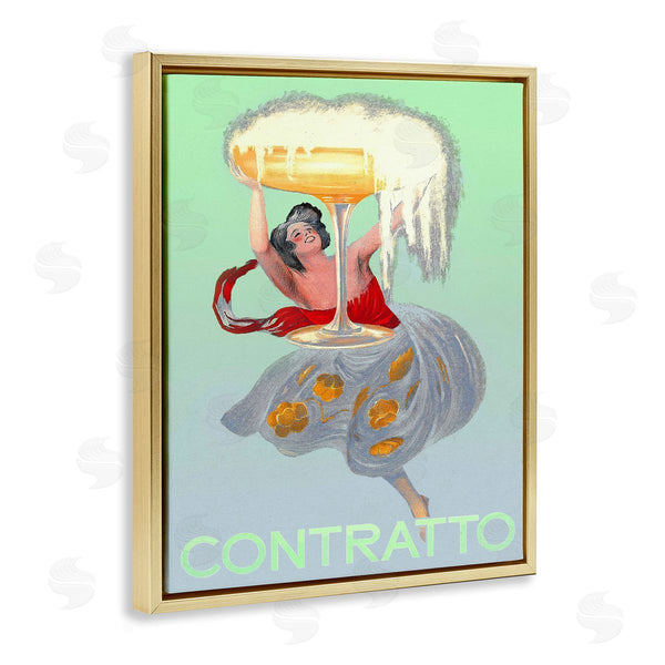 Stupell Industries Lil' Rue | Vintage Contratto Poster