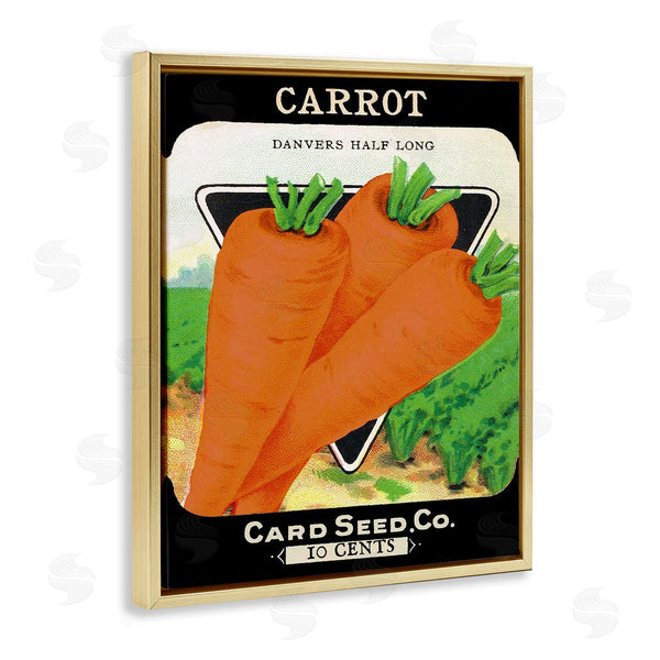 Stupell Industries Lil' Rue | Vintage Gardening Carrot