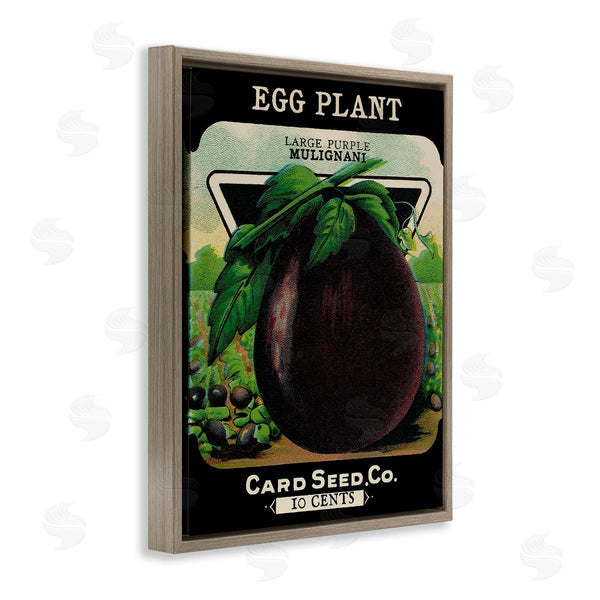 Stupell Industries Lil' Rue | Vintage Gardening Eggplant