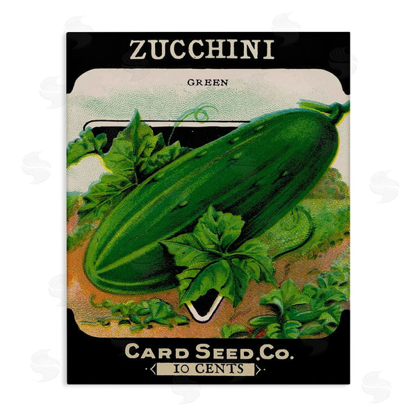 stupell industries Lil' Rue | Vintage Gardening Zucchini