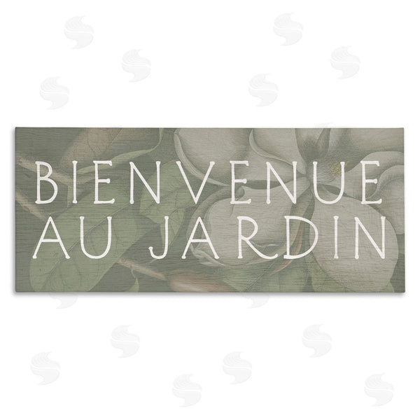 stupell industries Lil' Rue | Vintage Grey Garden Welcome