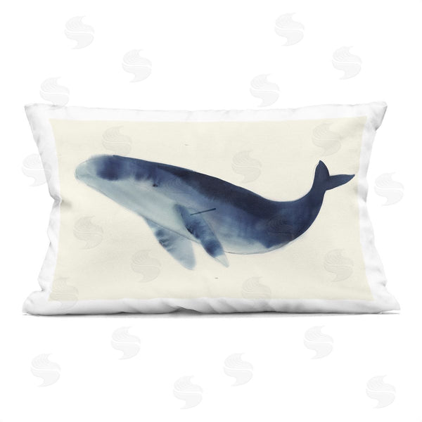stupell industries Lily K. | Gentle Giant Whale Printed Throw Pillow