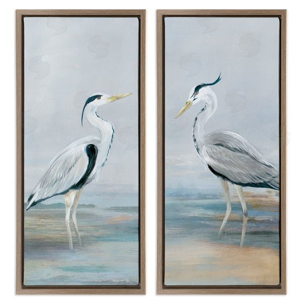 Stupell Industries Lily K. | Herons Wading Shallow Sea