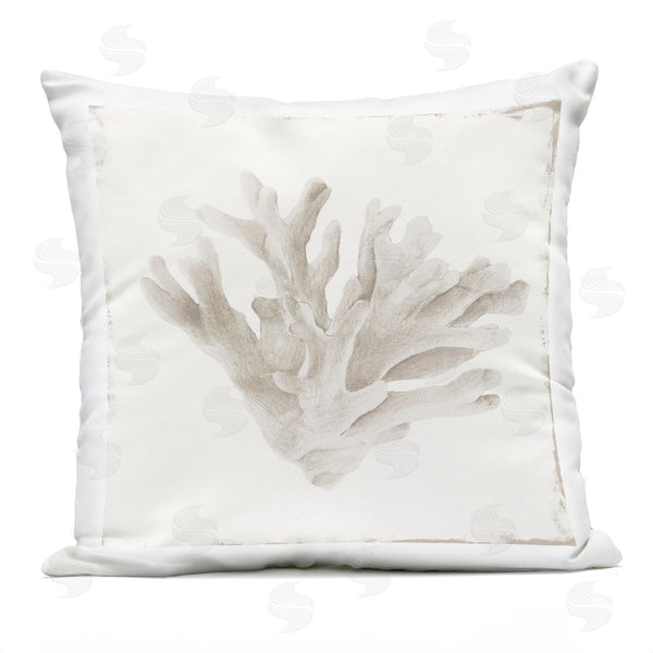 Stupell Industries Lily K. | Sandy Coral Drift Printed Throw Pillow