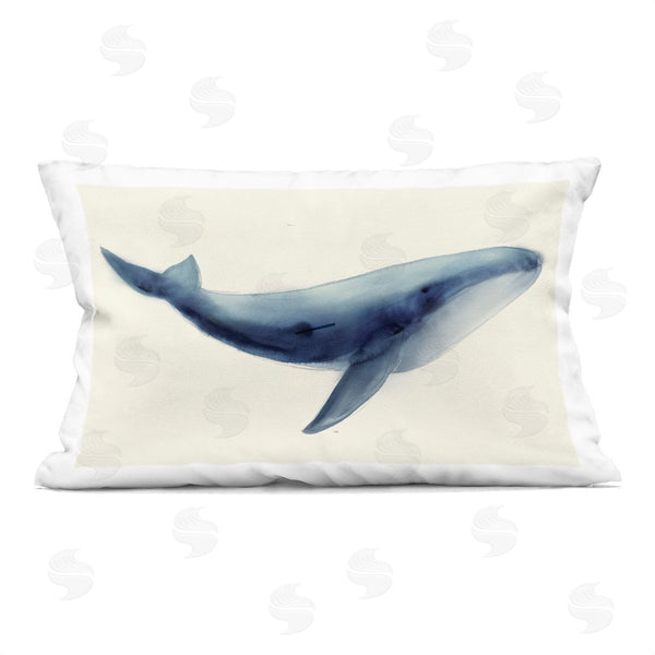 stupell industries Lily K. | Soft Gentle Giant Whale Printed Throw Pillow