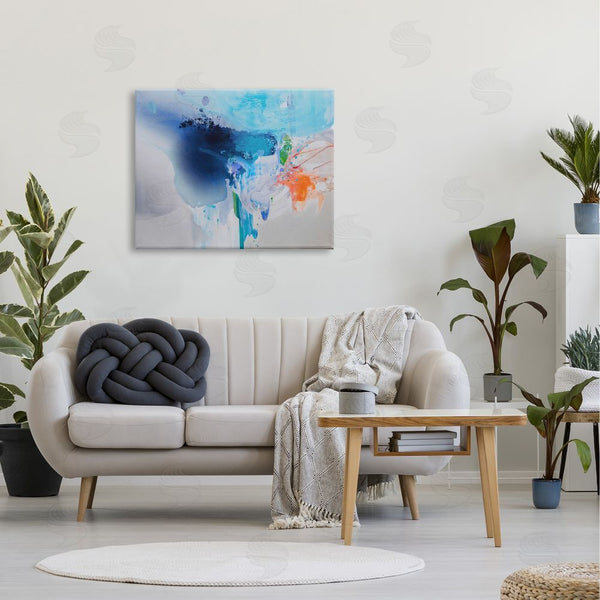 Stupell Industries Lina Alattar | Intense Painting Abstract Water Splash Fluid Ink Dilution Wall Art