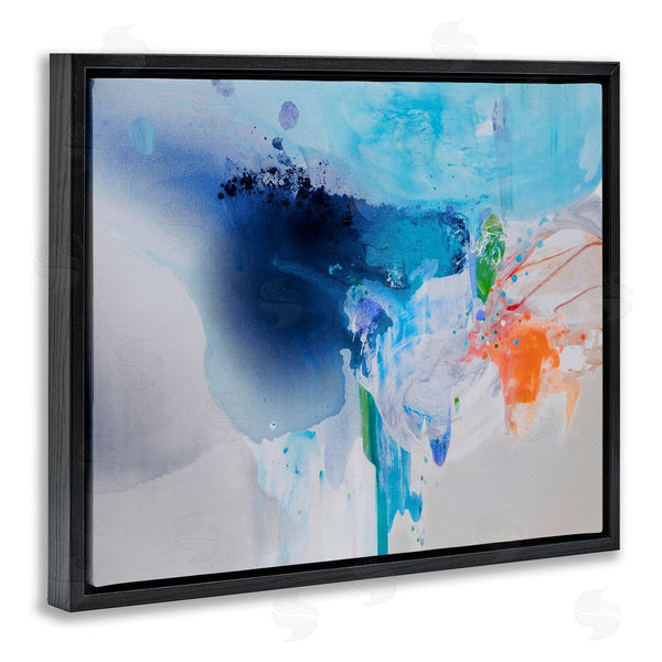 Stupell Industries Lina Alattar | Intense Painting Abstract Water Splash Fluid Ink Dilution Wall Art