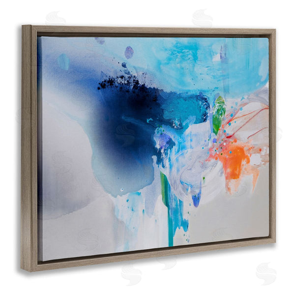 Stupell Industries Lina Alattar | Intense Painting Abstract Water Splash Fluid Ink Dilution Wall Art