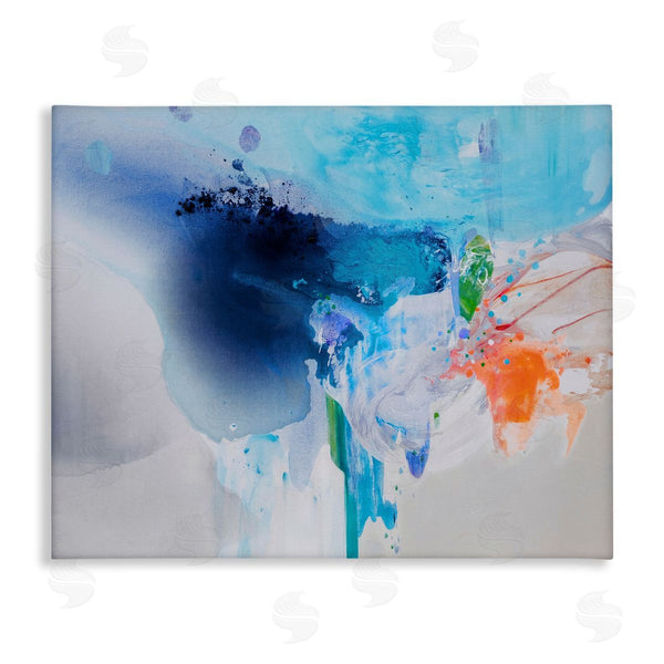 stupell industries Lina Alattar | Intense Painting Abstract Water Splash Fluid Ink Dilution Wall Art