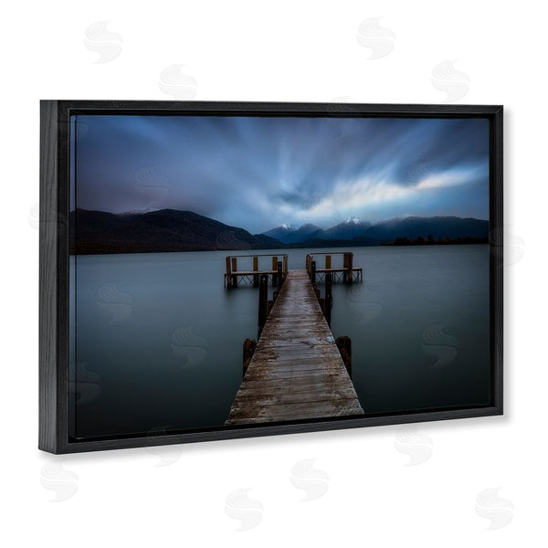 Stupell Industries Lincoln Harrison | Te Anau Pier At Dusk