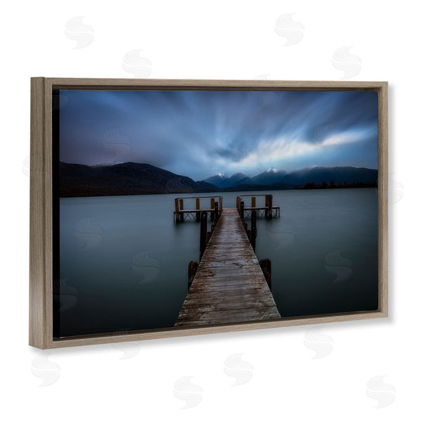 Stupell Industries Lincoln Harrison | Te Anau Pier At Dusk