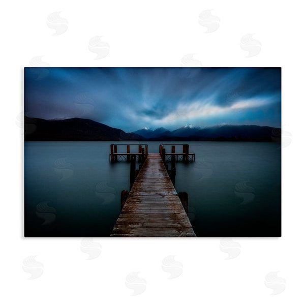 stupell industries Lincoln Harrison | Te Anau Pier at Dusk