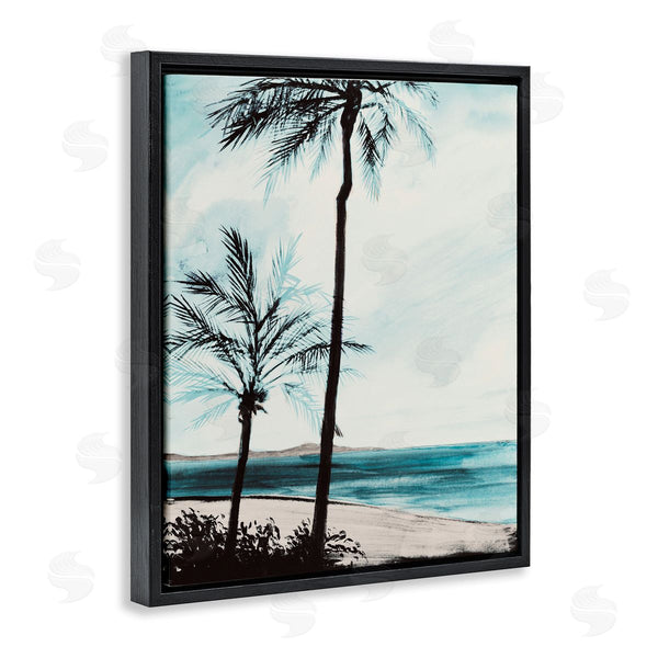 Stupell Industries Linda Baliko | Beach Palm Silhouettes