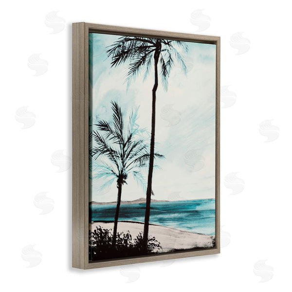 Stupell Industries Linda Baliko | Beach Palm Silhouettes