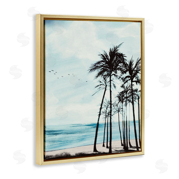 Stupell Industries Linda Baliko | Summer Beach Silhouette