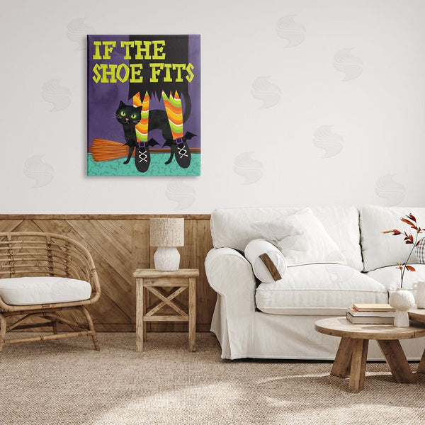 Stupell Industries Linda Birtel | If The Shoe Fits Witch Wall Art