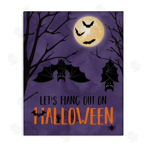 stupell industries Linda Birtel | Let's Hang Halloween Bats Wall Art