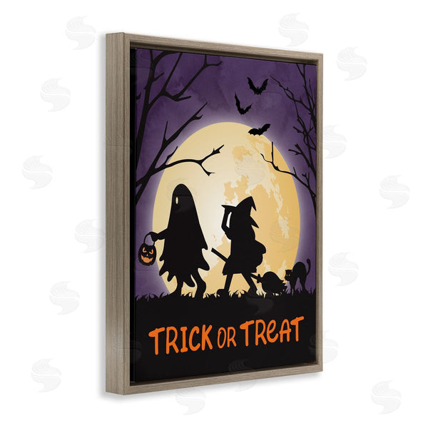 Stupell Industries Linda Birtel | Trick Or Treat Halloween Silhouettes Wall Art