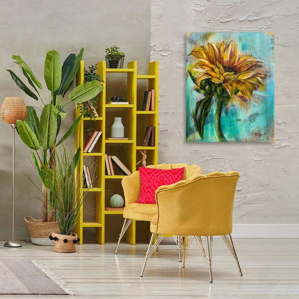 Stupell Industries Linda McClure | End Of Summer Sunflower Wall Art