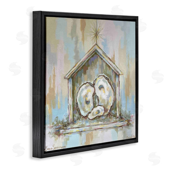 Stupell Industries Linda Sperruzzi | A Child Is Born Oyster Nativity