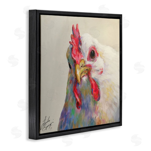 Stupell Industries Linda Sperruzzi | Agnes The Chicken Portrait