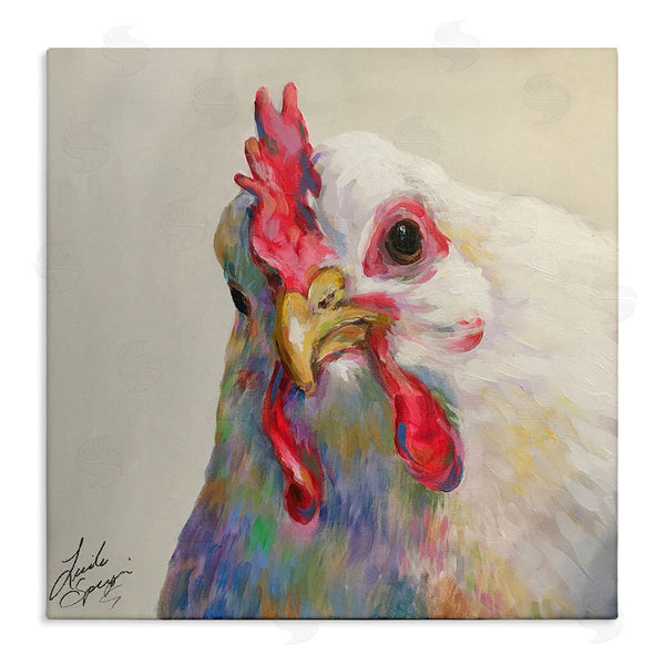 stupell industries Linda Sperruzzi | Agnes the Chicken Portrait