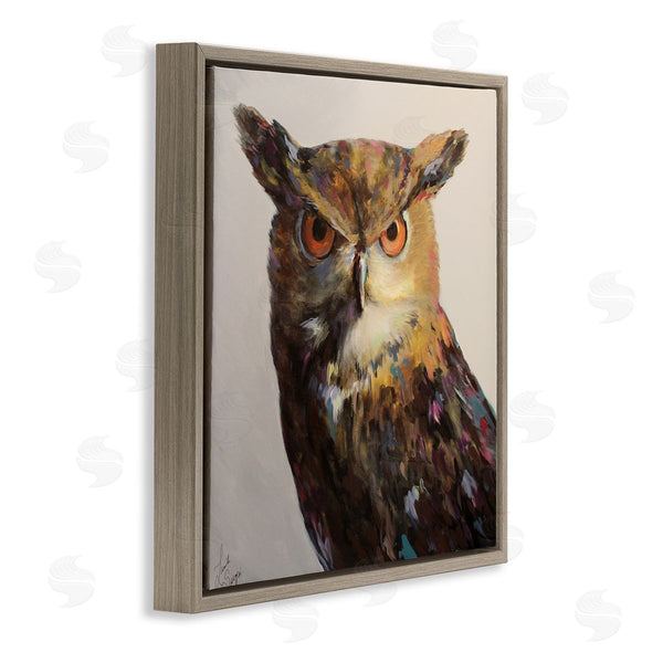 Stupell Industries Linda Sperruzzi | Aria Owl Portrait Painting