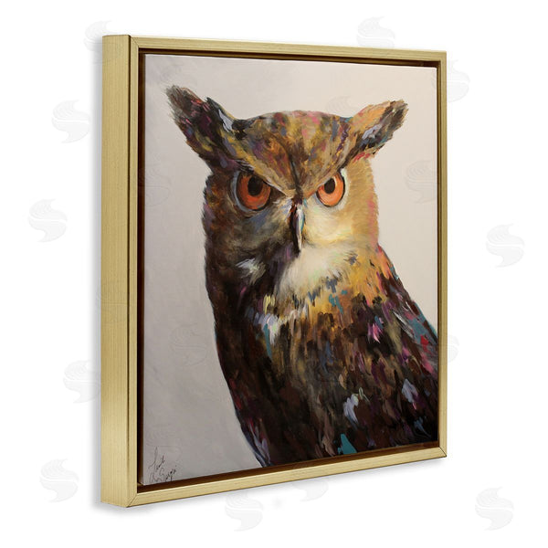 Stupell Industries Linda Sperruzzi | Aria Owl Portrait Painting