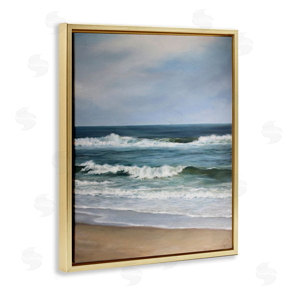 Stupell Industries Linda Sperruzzi | Atlantic Beach Coast Painting