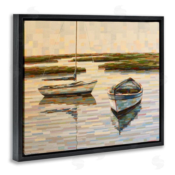 Stupell Industries Linda Sperruzzi | Be Still Rowboat Landscape