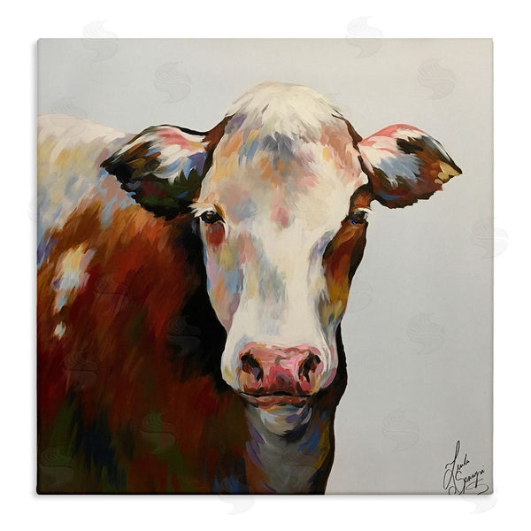 stupell industries Linda Sperruzzi | Bessie Modern Cow Portrait