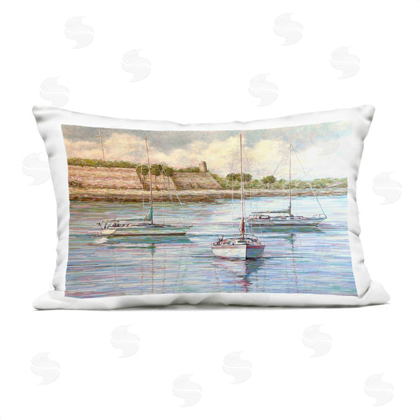 Stupell Industries Linda Sperruzzi | Clear Day On The Matanzas Printed Throw Pillow