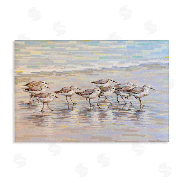 stupell industries Linda Sperruzzi | Follow Me Sandpiper Painting