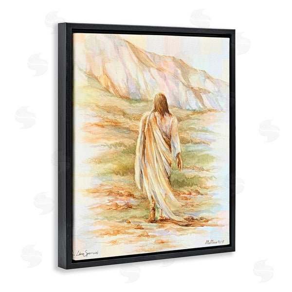 Stupell Industries Linda Sperruzzi | Forty Days Jesus Walking